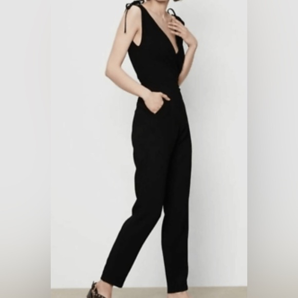 Maje Sleeveless Elegant Black Jumpsuit NWOT - Picture 1 of 10